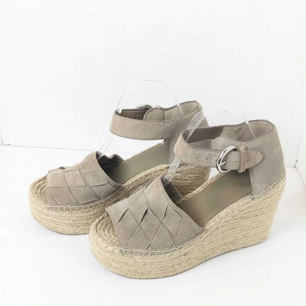 Marc Fisher Suede Espidrille Wedges - Picture 16 of 16